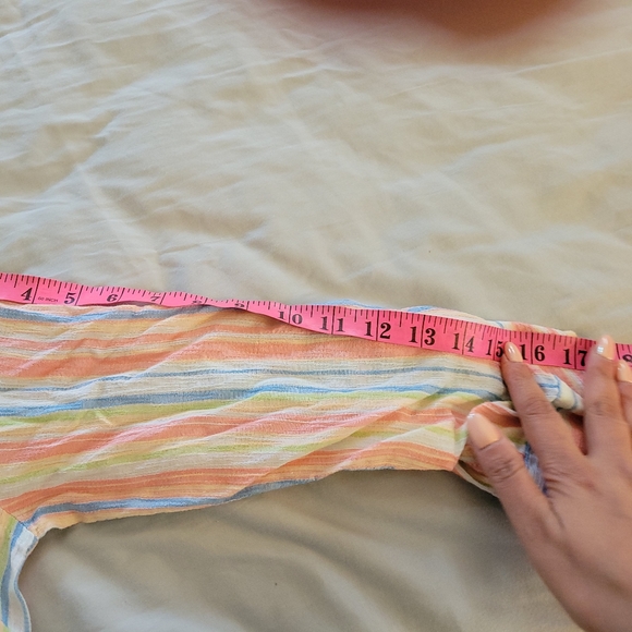 Colorful vertical stripes dress perfect for summer - Picture 4 of 6